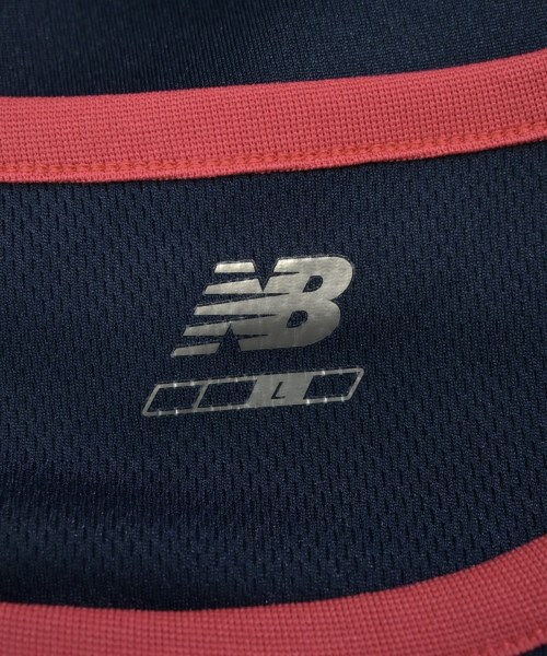 New Balance（ニューバランス）Tシャツ・カットソー 紺 サイズ:L レディース/2200685382066