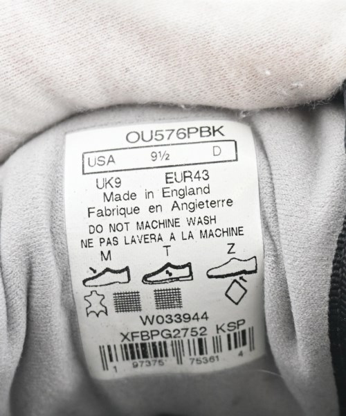 New Balance（ニューバランス）スニーカー 黒 サイズ:US9 1/2(27.5cm位) メンズ/2200686622093
