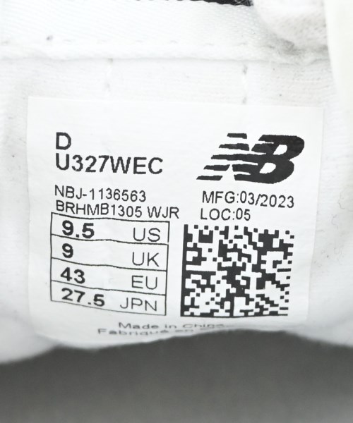 New Balance（ニューバランス）スニーカー グレー サイズ:27.5cm メンズ/2200680890061