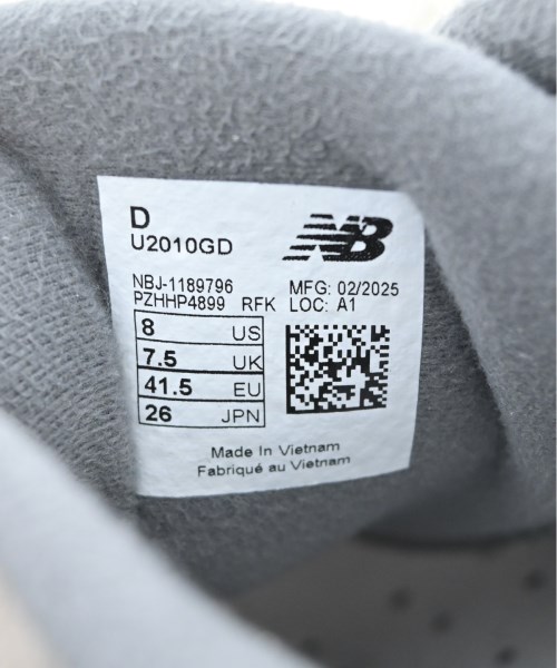New Balance（ニューバランス）スニーカー グレー サイズ:26cm メンズ/2200684614410