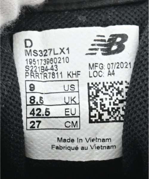 New Balance（ニューバランス）スニーカー 黒 サイズ:27cm メンズ/2200689631047