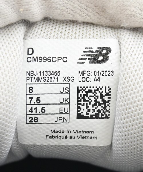New Balance（ニューバランス）スニーカー 黒 サイズ:26cm メンズ/2200691064031