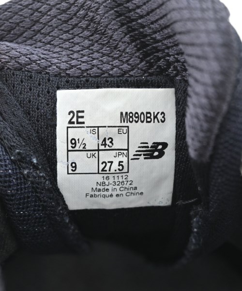 New Balance（ニューバランス）スニーカー 黒 サイズ:27.5cm メンズ/2200691299075