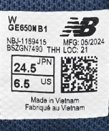 New Balance（ニューバランス）スニーカー 紺 サイズ:24.5cm レディース/2200686238027