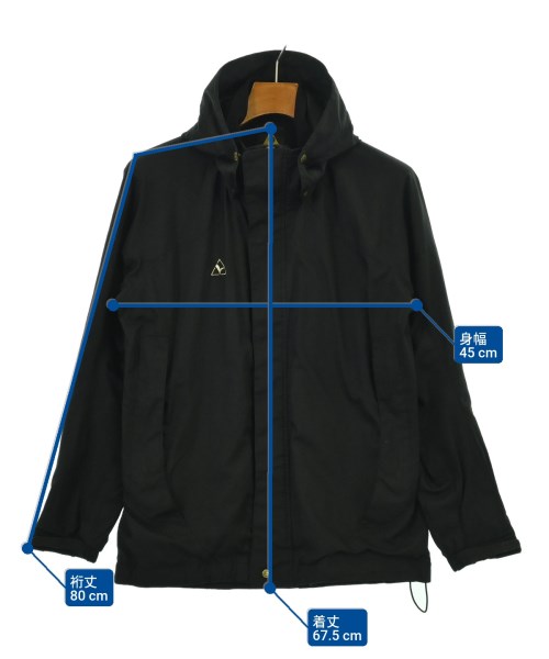 le coq sportif（ルコックスポルティフ）マウンテンパーカー 黒 サイズ:SS(XS位) レディース/2200696441035
