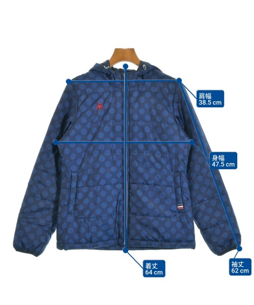 le coq sportif（ルコックスポルティフ）ダウンジャケット/ダウンベスト 紺 サイズ:M レディース/2200695350024