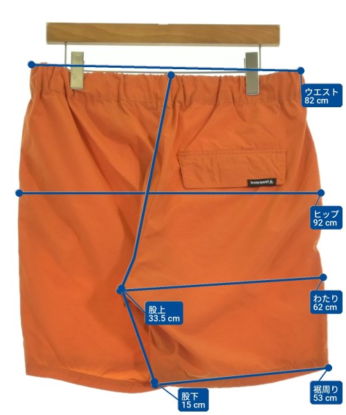 le coq sportif（ルコックスポルティフ）ショートパンツ オレンジ サイズ:O(XL位) メンズ/2200726128059