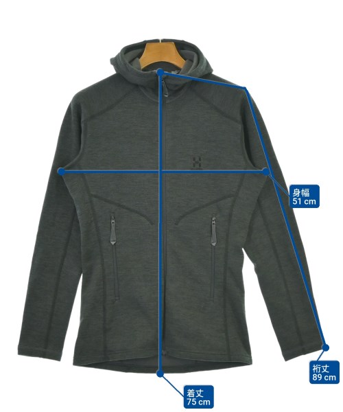 HAGLOFS（ホグロフス）パーカー グレー サイズ:S メンズ/2200676855296