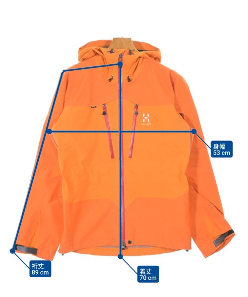 HAGLOFS（ホグロフス）マウンテンパーカー オレンジ サイズ:S メンズ/2200653441375