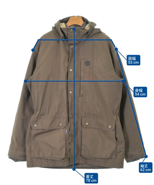 FJALLRAVEN（フェールラーベン）ダウンジャケット/ダウンベスト 茶 サイズ:L メンズ/2200608666020