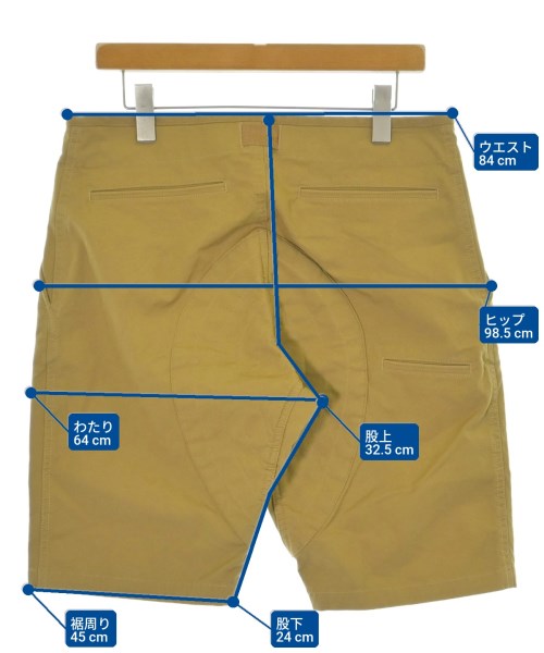 narifuri（ナリフリ）ショートパンツ 黄 サイズ:L メンズ/2200680822109