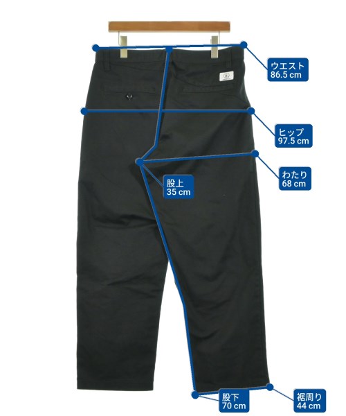 VOLCOM（ボルコム）チノパン 黒 サイズ:33(L位) メンズ/2200625733101