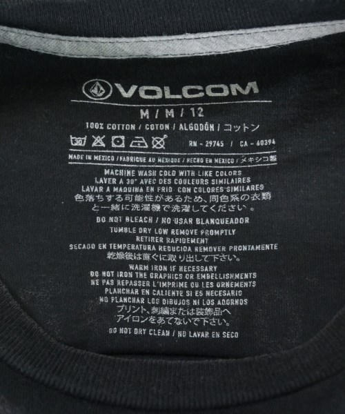 VOLCOM（ボルコム）Tシャツ・カットソー 黒 サイズ:M メンズ/2200646735061