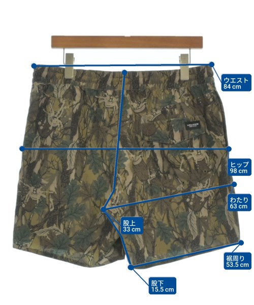 VOLCOM（ボルコム）ショートパンツ カーキ サイズ:M メンズ/2200647111208