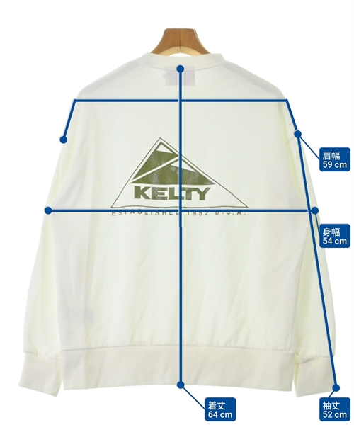 KELTY（ケルティ）スウェット 白 サイズ:M メンズ/2200613221030