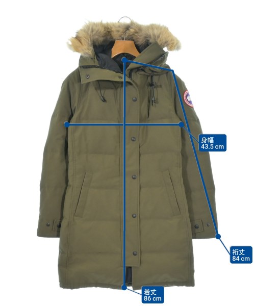 CANADA GOOSE（カナダグース）ダウンコート カーキ サイズ:M レディース/2200639203027