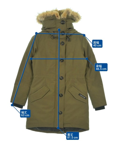 CANADA GOOSE（カナダグース）ダウンコート カーキ サイズ:S レディース/2200639292014