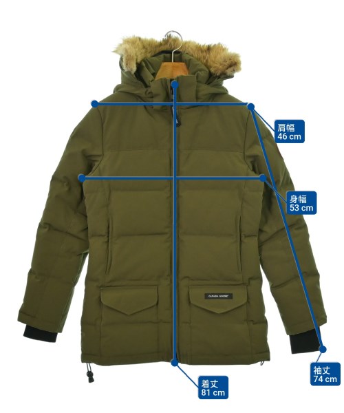 CANADA GOOSE（カナダグース）ダウンコート カーキ サイズ:XS レディース/2200640958015