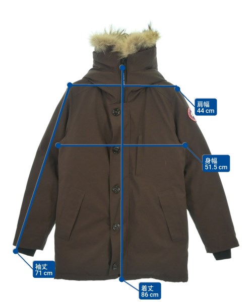 CANADA GOOSE（カナダグース）ダウンコート 茶 サイズ:M メンズ/2200627323034