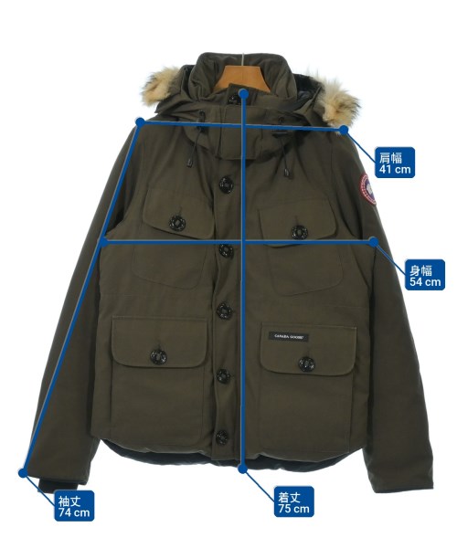 CANADA GOOSE（カナダグース）ダウンジャケット/ダウンベスト カーキ サイズ:M メンズ/2200633211042