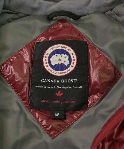 CANADA GOOSE（カナダグース）ダウンジャケット/ダウンベスト 赤 サイズ:S メンズ/2200614218022