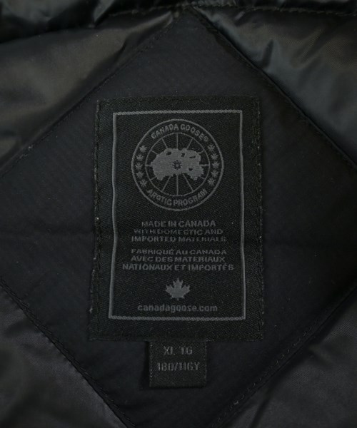 CANADA GOOSE（カナダグース）ダウンジャケット/ダウンベスト 黒 サイズ:XL メンズ/2200659085016
