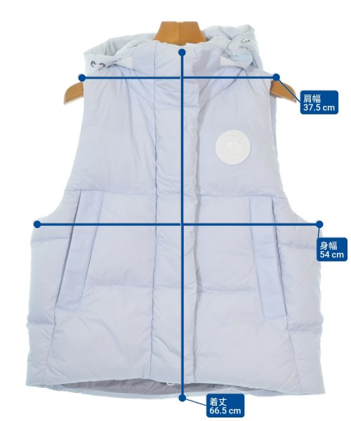 CANADA GOOSE（カナダグース）ダウンジャケット/ダウンベスト 青 サイズ:S レディース/2200661415016