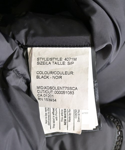 CANADA GOOSE（カナダグース）ダウンジャケット/ダウンベスト 黒 サイズ:S メンズ/2200715575017