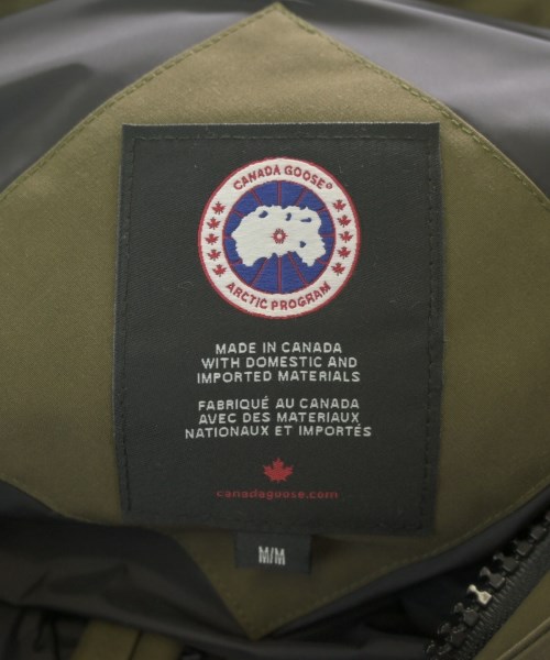 CANADA GOOSE（カナダグース）ダウンジャケット/ダウンベスト カーキ サイズ:M/M メンズ/2200665365010