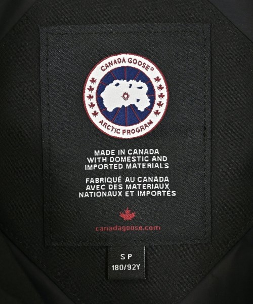 CANADA GOOSE（カナダグース）ダウンジャケット/ダウンベスト 黒 サイズ:S メンズ/2200672253010