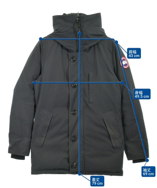 CANADA GOOSE（カナダグース）ダウンジャケット/ダウンベスト 黒 サイズ:S メンズ/2200727470010