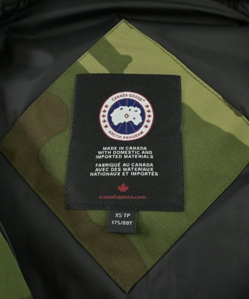 CANADA GOOSE（カナダグース）ダウンジャケット/ダウンベスト カーキ サイズ:XS メンズ/2200737196016