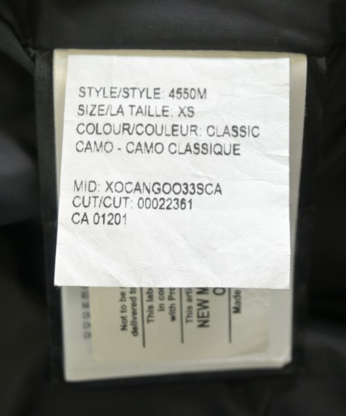 CANADA GOOSE（カナダグース）ダウンジャケット/ダウンベスト カーキ サイズ:XS メンズ/2200724466016
