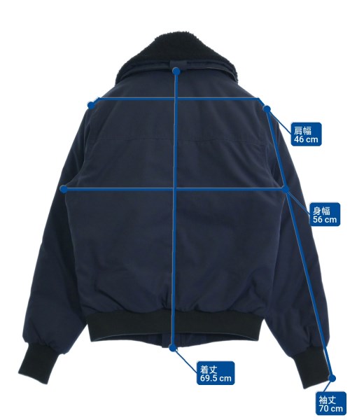 CANADA GOOSE（カナダグース）ダウンジャケット/ダウンベスト 紺 サイズ:S メンズ/2200726665011