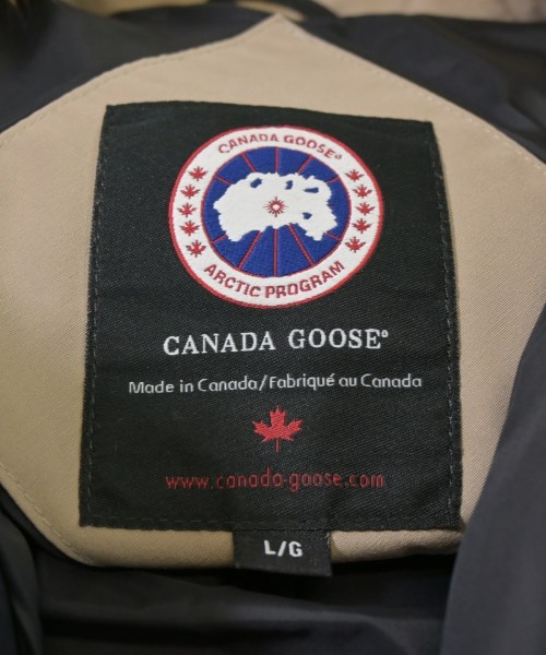 CANADA GOOSE（カナダグース）ダウンジャケット/ダウンベスト ベージュ サイズ:L メンズ/2200684745015