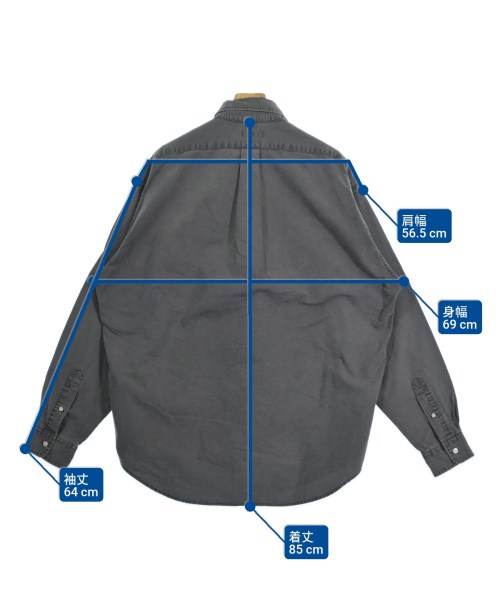 NAUTICA（ノーティカ）カジュアルシャツ グレー サイズ:L メンズ/2200637343039