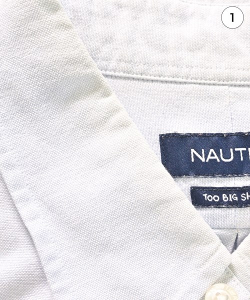 NAUTICA（ノーティカ）カジュアルシャツ 青 サイズ:XL メンズ/2200608799032
