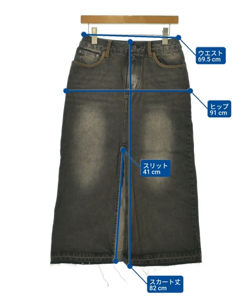 NAUTICA（ノーティカ）ロング・マキシ丈スカート グレー サイズ:F レディース/2200642392022