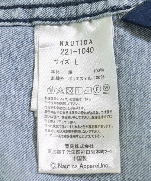 NAUTICA（ノーティカ）カジュアルシャツ 青 サイズ:L メンズ/2200708600047