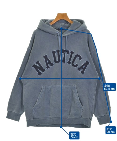 NAUTICA（ノーティカ）パーカー 青 サイズ:L メンズ/2200718995027