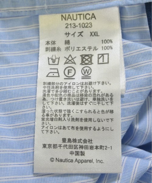 NAUTICA（ノーティカ）カジュアルシャツ 青 サイズ:XXL メンズ/2200707331010