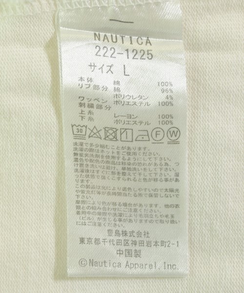 NAUTICA（ノーティカ）Tシャツ・カットソー 白 サイズ:L メンズ/2200724196470