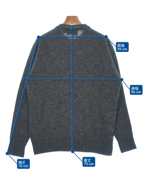 Eddie Bauer（エディバウワー）ニット・セーター グレー サイズ:XL メンズ/2200635405012