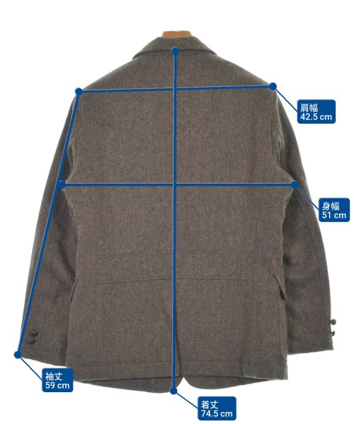 Eddie Bauer（エディバウワー）カジュアルジャケット 茶 サイズ:XS メンズ/2200626163013