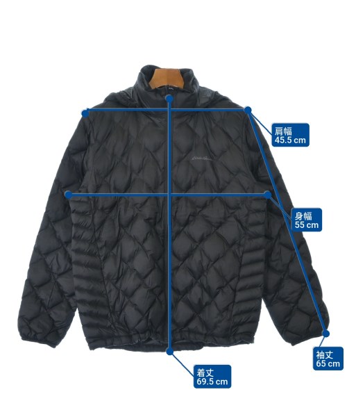 Eddie Bauer（エディバウワー）ダウンジャケット/ダウンベスト 黒 サイズ:M メンズ/2200631639015