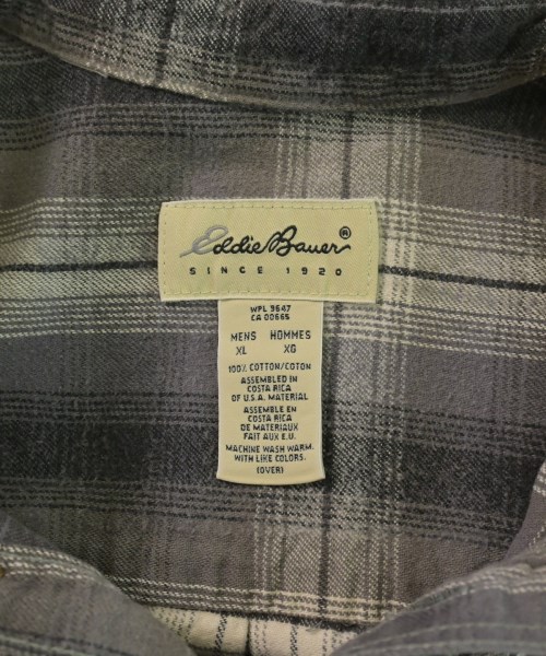 Eddie Bauer（エディバウワー）カジュアルシャツ グレー サイズ:XL メンズ/2200614160048