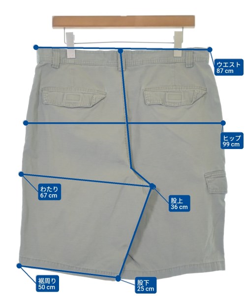 Eddie Bauer（エディバウワー）ショートパンツ グレー サイズ:36(XXL位) メンズ/2200619311063