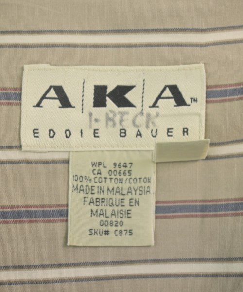 Eddie Bauer（エディバウワー）カジュアルシャツ ベージュ サイズ:L メンズ/2200616935057
