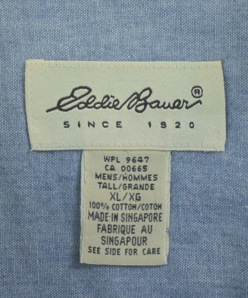Eddie Bauer（エディバウワー）カジュアルシャツ 青 サイズ:XL メンズ/2200616935101