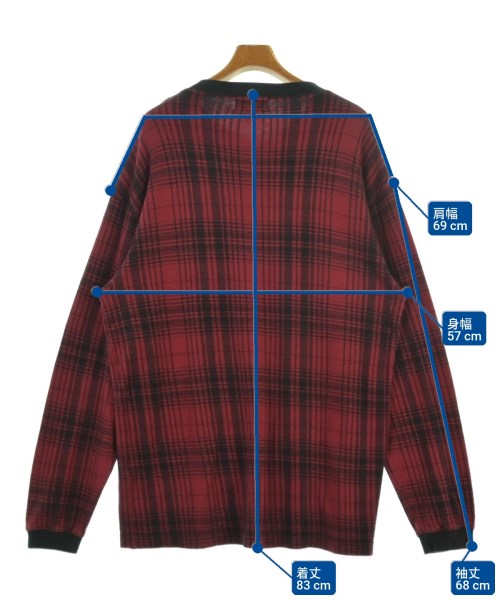 Eddie Bauer（エディバウワー）Tシャツ・カットソー 赤 サイズ:L メンズ/2200616935446